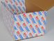 明白なクラフト紙包装箱マットによって着色される波形を付けられた郵送箱