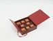 赤く贅沢で堅いボール紙のギフト用の箱の折り畳み式のタイプ チョコレート包装