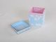 淡いブルーの堅いボール紙のギフト用の箱のマットの小型のラミネーションの表面