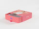 絹ベルトの全印刷された単層のピンクのペーパー引出し箱