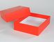 赤い折るボール紙のギフト用の箱の長方形の磁気閉鎖のギフト用の箱