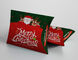 使い捨て可能なクリスマス3つの層純粋で黒い平野の堅いボール紙のギフト用の箱